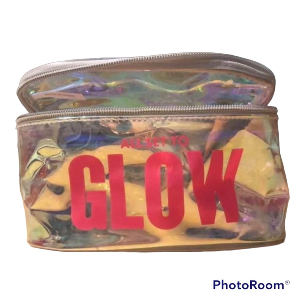 All Set to Glow Iridescent Train Case NEW